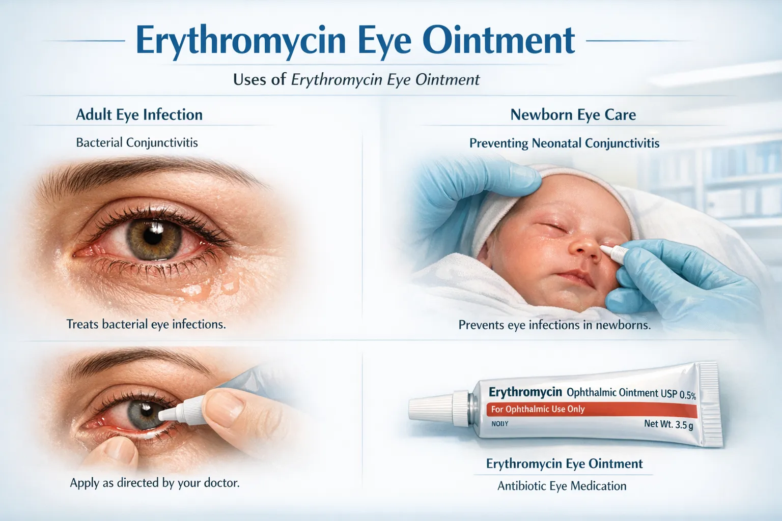 What Is Erythromycin Ophthalmic Ointment Used For?