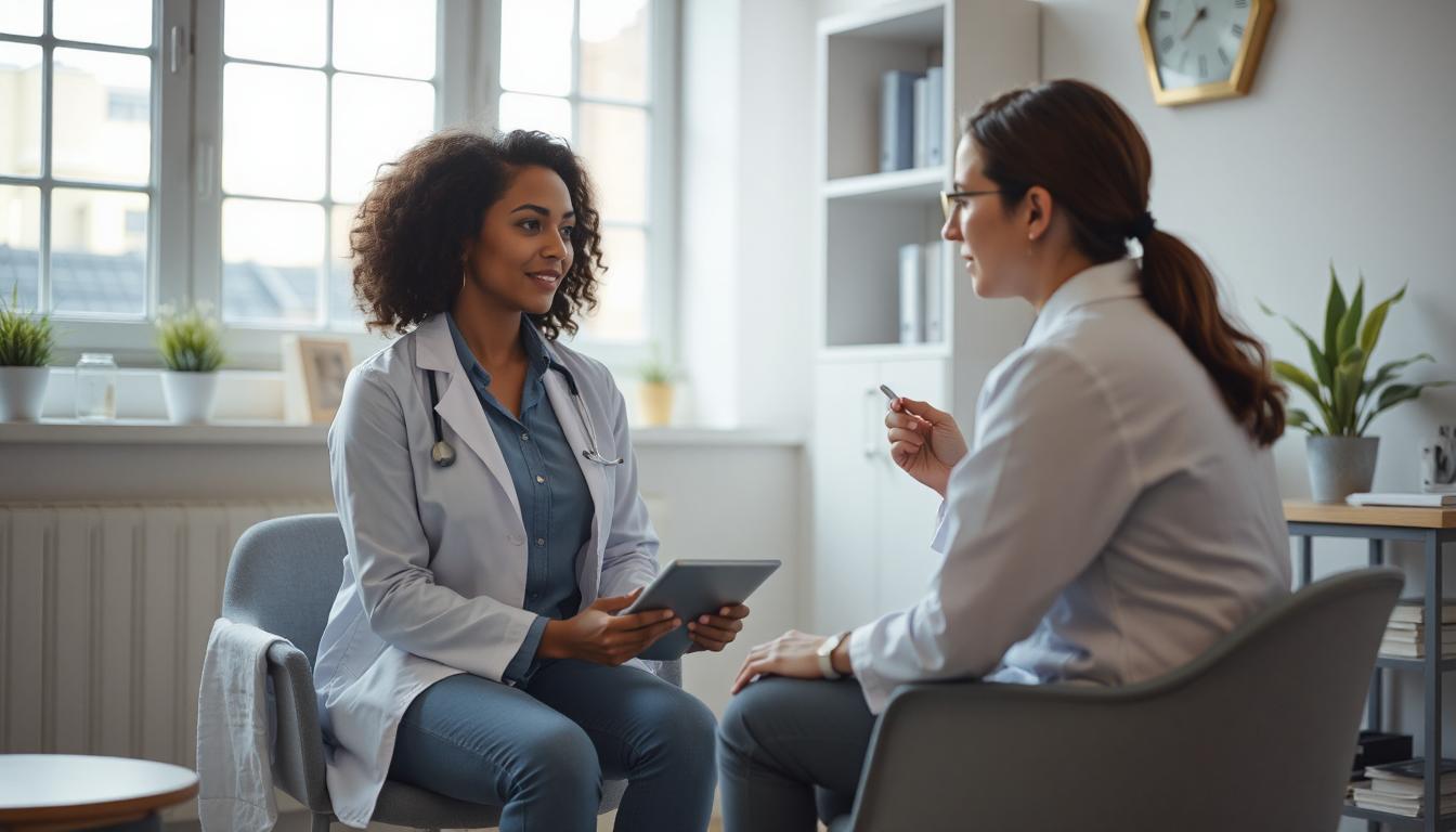 Diagram showing how dydrogesterone supports progesterone levels